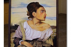 Studie malby,   Delacroix  kopie