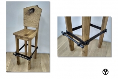 kování designové židle